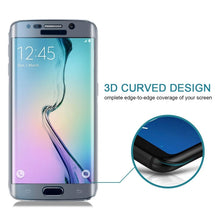 Load image into Gallery viewer, 0.3mm 9H Surface Hardness 3D Curved Surface Full Screen Cover Explosion-proof Tempered Glass Film for Galaxy S6 edge