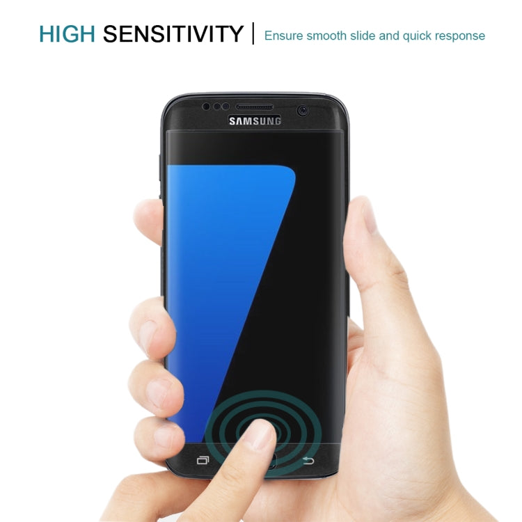 For Galaxy S7 Edge / G935 0.26mm 9H Surface Hardness 3D Explosion-proof Colorized Silk-screen Tempered Glass Full Screen Film