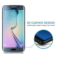 Load image into Gallery viewer, 0.3mm 9H Surface Hardness 3D Curved Surface Full Screen Cover Explosion-proof Tempered Glass Film for Galaxy S6 Edge+ / G928