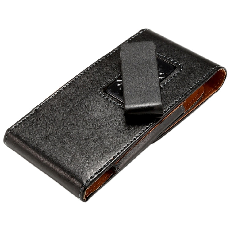 6.3 Inch Universal Lambskin Texture Vertical Flip Leather Case / Waist Bag with Rotatable Back Splint for Galaxy Mega 6.3 / i9200 / i9205 / I9208 &  Mega 2 / G750 / G750F / G7502