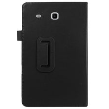 Load image into Gallery viewer, Litchi Texture Horizontal Flip Solid Color Leather Case with Holder for Galaxy Tab E 9.6 / T560 / T561