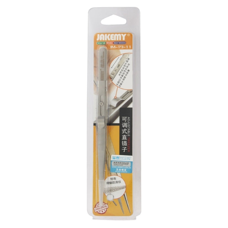JAKEMY JM-T9-11 Adjustable Straight Tweezers