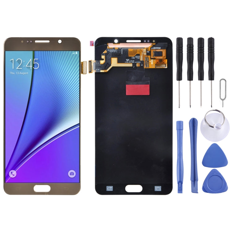 5.7 inch Original LCD Screen and Digitizer Full Assembly for Galaxy Note 5 / N9200, N920I, N920G, N920G/DS, N920T, N920A