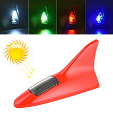Load image into Gallery viewer, Solar Shark Fin High-positioned Alarm Light, Gray, Red, Gold, Blue