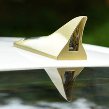Load image into Gallery viewer, Solar Shark Fin High-positioned Alarm Light, Gold, Blue, Gray, Red