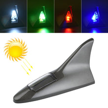Load image into Gallery viewer, Solar Shark Fin High-positioned Alarm Light, Gray, Red, Gold, Blue