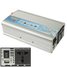 Load image into Gallery viewer, 500W DC 12V to AC 220V Car Power Inverter with USB Port, 500W DC 12V to AC 220V