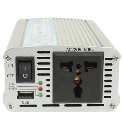 500W DC 12V to AC 220V Car Power Inverter with USB Port, 500W DC 12V to AC 220V