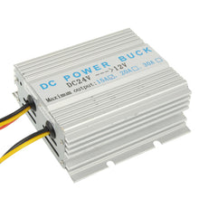 Load image into Gallery viewer, DC 24V to 12V Car Power Step-down Transformer, Rated Output Current: 15A, Rated Output Current: 15A