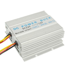 Load image into Gallery viewer, DC 24V to 12V Car Power Step-down Transformer, Rated Output Current: 20A, Rated Output Current: 20A