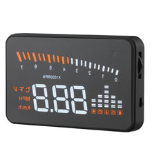 Load image into Gallery viewer, X5 HUD 3 inch Universal Multi Car Head Up Display with OBDII EOBD System, Light Sensors, Rotation Speed, Rotation Speed Unit, Unit Mark, Voltage, Water Temperature, Alarm mark, X5 HUD 3 inch