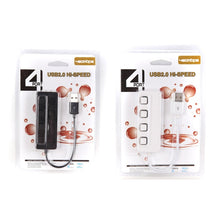 Load image into Gallery viewer, 4 Ports USB 2.0 HUB with 4 Switch, 4 Ports with 4 Switch (Black), 4 Ports with 4 Switch (White)