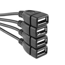 Load image into Gallery viewer, Universal 4 Ports USB 2.0 480Mbps High Speed Cable Hub for PC