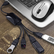 Load image into Gallery viewer, Universal 4 Ports USB 2.0 480Mbps High Speed Cable Hub for PC