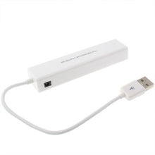 Load image into Gallery viewer, 1 Port USB Network With 3 Port USB Hub To Female RJ45 Ethernet Lan Adapter Card, USB 2.0