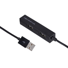 Load image into Gallery viewer, High Speed 4-Port USB 2.0 HUB, USB Splitter(Black)