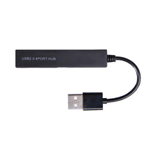 Load image into Gallery viewer, High Speed 4-Port USB 2.0 HUB, USB Splitter(Black)
