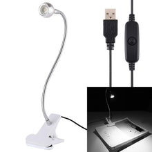 Load image into Gallery viewer, 3W 360 Degree Rotation USB Metal Flexible Neck LED Light with Switch &amp; Clip (Warm White Light Silver), S-UL-3119, S-UL-3119A, S-UL-3119B, S-UL-3119S