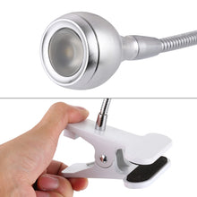 Load image into Gallery viewer, 3W 360 Degree Rotation USB Metal Flexible Neck LED Light with Switch &amp; Clip (Warm White Light Silver), S-UL-3119, S-UL-3119A, S-UL-3119B, S-UL-3119S