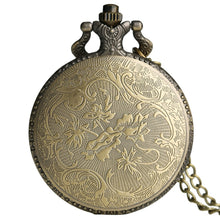 Load image into Gallery viewer, Playing Card Pattern Zinc Alloy Quartz Waterproof Pocket Watch
