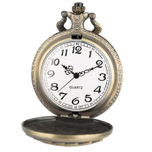 Load image into Gallery viewer, Playing Card Pattern Zinc Alloy Quartz Waterproof Pocket Watch