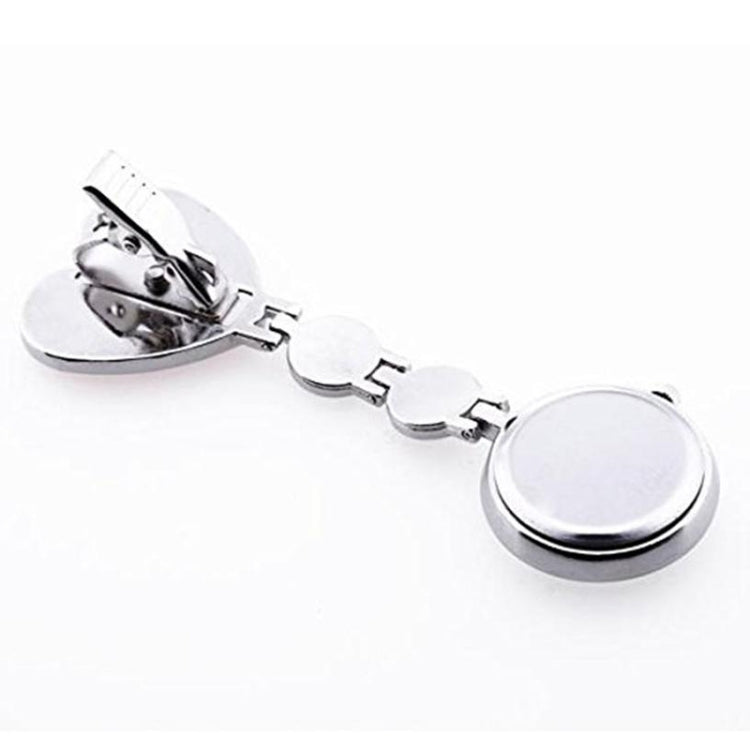 Smile Style Portable Alloy Nurse Round Quartz Wristwatch Watch with Pin
