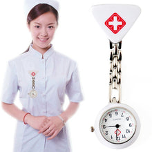Load image into Gallery viewer, Portable Alloy Nurse Round Quartz Wristwatch Watch with Pin