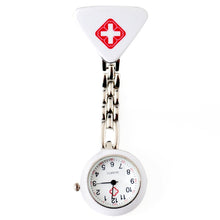 Load image into Gallery viewer, Portable Alloy Nurse Round Quartz Wristwatch Watch with Pin
