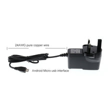 Load image into Gallery viewer, Micro USB Charger for Tablet PC / Mobile Phone, Output:5V / 2A ,UK Plug