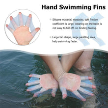 Load image into Gallery viewer, Finger Flexible Silicone Swimming Gloves (Large Size)