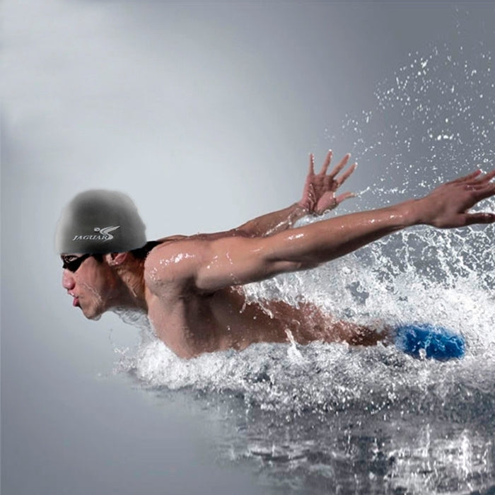 Pure Color Style Elastic Silicone Swimming Cap / Swimming Hat