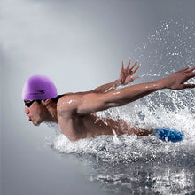 Load image into Gallery viewer, Pure Color Style Elastic Silicone Swimming Cap / Swimming Hat