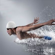Load image into Gallery viewer, Pure Color Style Elastic Silicone Swimming Cap / Swimming Hat