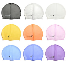 Load image into Gallery viewer, Pure Color Style Elastic Silicone Swimming Cap / Swimming Hat