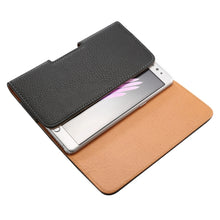 Load image into Gallery viewer, 5.7 inch Litchi Texture Vertical Flip Thwartwise Leather Case / Waist Bag for Galaxy S8+ / S9+ / Note 8, iPhone 8 Plus / 7 Plus(Black)