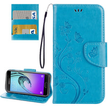 Load image into Gallery viewer, For Galaxy A5 (2017) / A520 Butterflies Love Flowers Embossing Horizontal Flip Leather Case with Holder &amp; Card Slots &amp; Wallet &amp; Lanyard, For Galaxy A5 (2017)