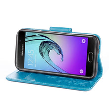 Load image into Gallery viewer, For Galaxy A5 (2017) / A520 Butterflies Love Flowers Embossing Horizontal Flip Leather Case with Holder &amp; Card Slots &amp; Wallet &amp; Lanyard, For Galaxy A5 (2017)