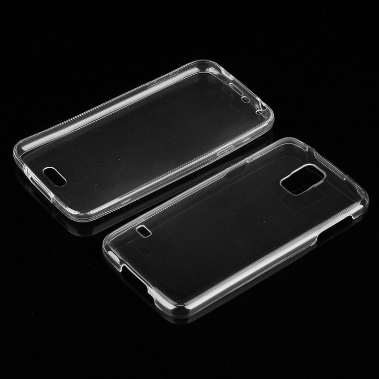 For Galaxy S5 / G900 0.75mm Double-sided Ultra-thin Transparent TPU Protective Case