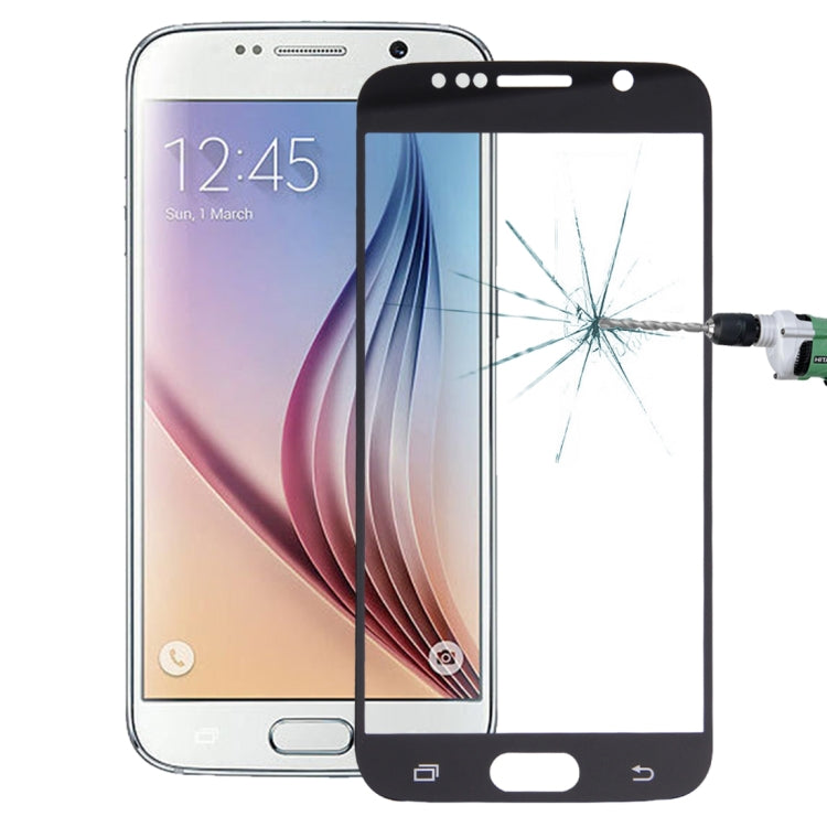 For Galaxy S6 / G920 0.26mm 9H Surface Hardness Explosion-proof Silk-screen Tempered Glass Full Screen Film