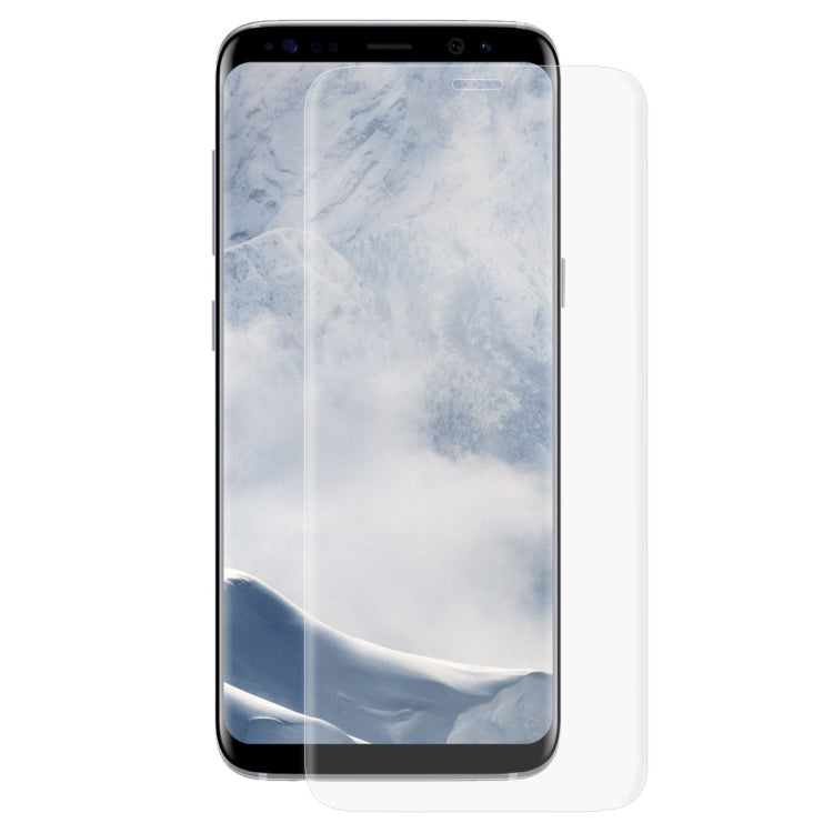 ENKAY Hat-Prince for Galaxy S8 + / G9550 0.26mm 9H Surface Hardness 3D Explosion-proof Full Screen Curved Heat Bending Tempered Glass Color Screen Film