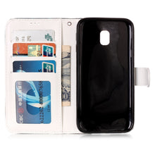 Load image into Gallery viewer, For Galaxy J3 (2017) (EU Version) Gloss Oil Embossed Horizontal Flip Leather Case with Holder &amp; Card Slots &amp; Wallet &amp; Photo Frame, For Galaxy J3 (2017) (EU Version)