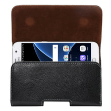Load image into Gallery viewer, 5.2 inch Litchi Texture Vertical Flip Thwartwise Genuine Leather Case / Waist Bag with Rotatable Back Splint for iPhone X  &amp; Galaxy S7 &amp; S6 Edge &amp; S6 &amp; S5, Sony Xperia Z5 &amp; Z4 &amp; Z3, Huawei P9 &amp; P8, etc