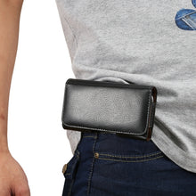 Load image into Gallery viewer, 5.2 inch Litchi Texture Vertical Flip Thwartwise Genuine Leather Case / Waist Bag with Rotatable Back Splint for iPhone X  &amp; Galaxy S7 &amp; S6 Edge &amp; S6 &amp; S5, Sony Xperia Z5 &amp; Z4 &amp; Z3, Huawei P9 &amp; P8, etc