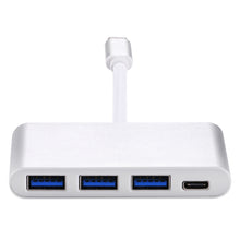 Load image into Gallery viewer, 4 in 1 3 x USB 3.0 Ports &amp; USB-C / Type-C Female to USB-C / Type-C Male Hub Splitter Adapter, 3xUSB 3.0+Type-c