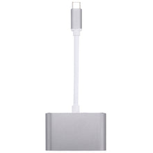 Load image into Gallery viewer, 2 in 1 VGA &amp; HDMI Female to USB-C / Type-C Male Hub Splitter Adapter, VGA+HDMI