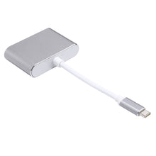 Load image into Gallery viewer, 2 in 1 VGA &amp; HDMI Female to USB-C / Type-C Male Hub Splitter Adapter, VGA+HDMI