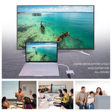 Load image into Gallery viewer, 2 in 1 VGA &amp; HDMI Female to USB-C / Type-C Male Hub Splitter Adapter, VGA+HDMI