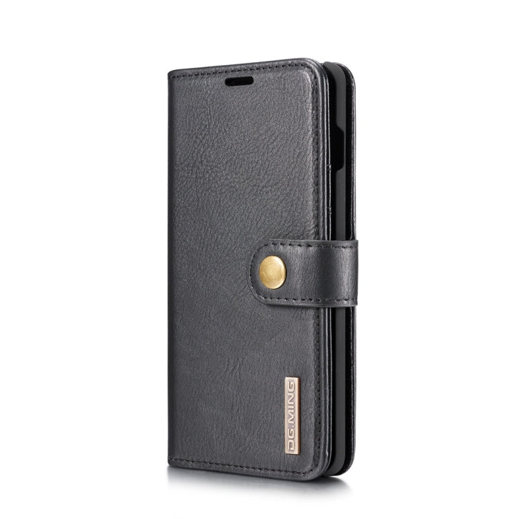 DG.MING Crazy Horse Texture Flip Detachable Magnetic Leather Case for Samsung Galaxy S10, with Holder & Card Slots & Wallet