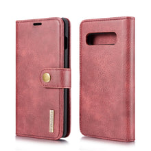 Load image into Gallery viewer, DG.MING Crazy Horse Texture Flip Detachable Magnetic Leather Case for Samsung Galaxy S10, with Holder &amp; Card Slots &amp; Wallet, For Samsung Galaxy S10, Galaxy S10