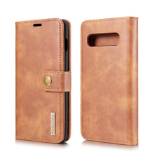 Load image into Gallery viewer, DG.MING Crazy Horse Texture Flip Detachable Magnetic Leather Case for Samsung Galaxy S10, with Holder &amp; Card Slots &amp; Wallet, For Samsung Galaxy S10, Galaxy S10